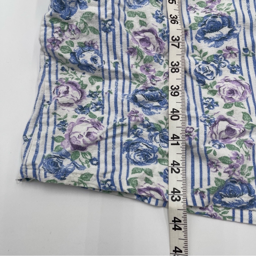 VTG Honors Intimates Womens Medium Flannel Pajamas Sleepshirt Nightgown Prairie - Picture 8 of 9